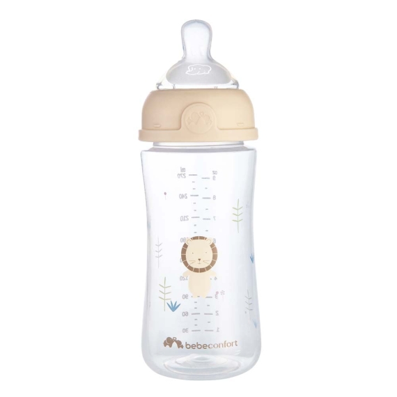 Пляшечка для годування BEBE CONFORT Physio Air, 270 мл, 3+ міс (sand)