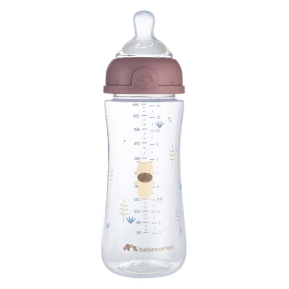 Пляшечка для годування BEBE CONFORT Physio Air, 360 мл, 6+ міс (lavender)