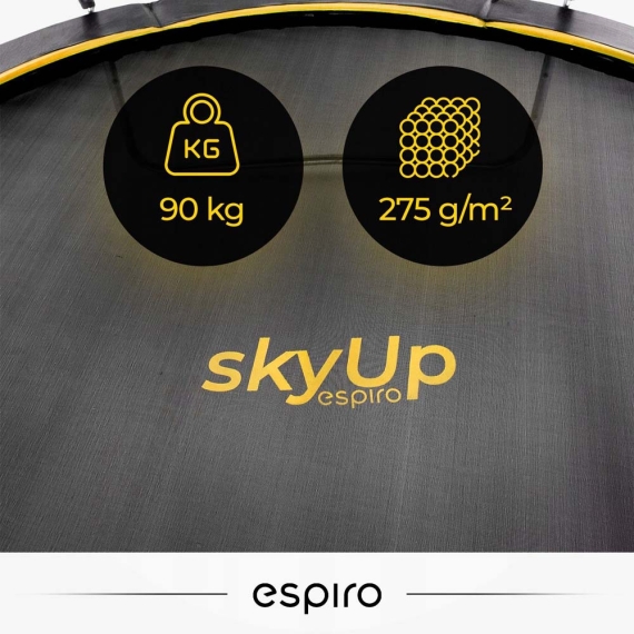 Батут Espiro Sky Up 8F, 244 см (Green/Black)