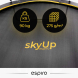 Батут Espiro Sky Up 8F, 244 см (Green/Black)