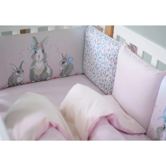 Постельный комплект Baby Veres Summer Bunny New, 6 единиц (pink)
