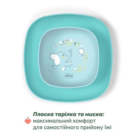 Набір посуду Chicco Set Pappa, 12 м+ (колір 15)