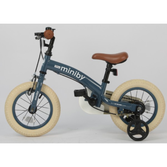 Велосипед-біговел Qplay Miniby 3 в 1/12" (Grey-Blue)