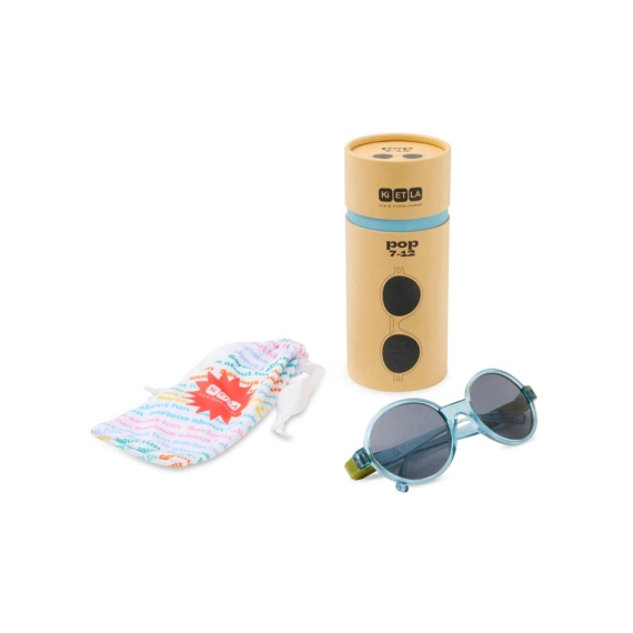 Сонцезахисні окуляри Ki ET LA Pop 7-12 років (Blue Olive)