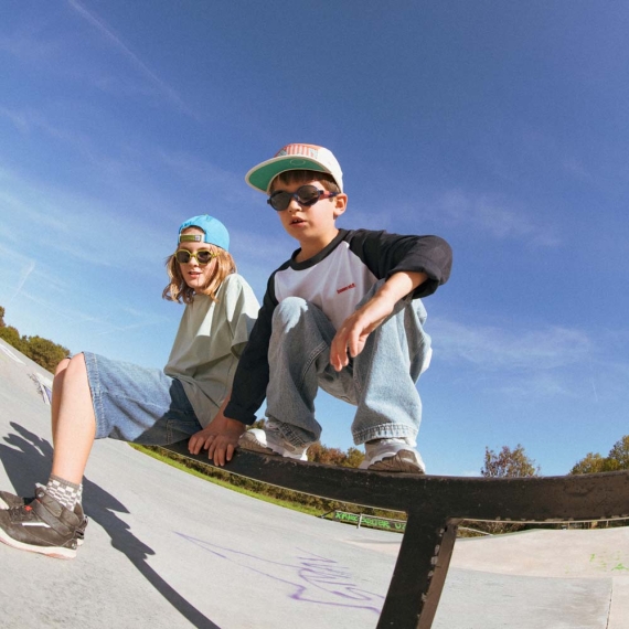 Сонцезахисні окуляри Ki ET LA Pop 7-12 років (Navy Red)