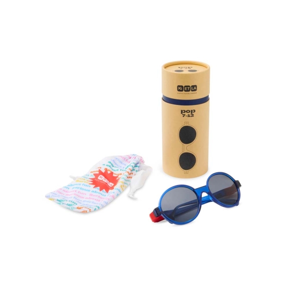 Сонцезахисні окуляри Ki ET LA Pop 7-12 років (Navy Red)