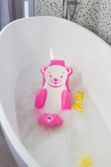 Горка OK Baby Buddy для купания младенцев (розовый)