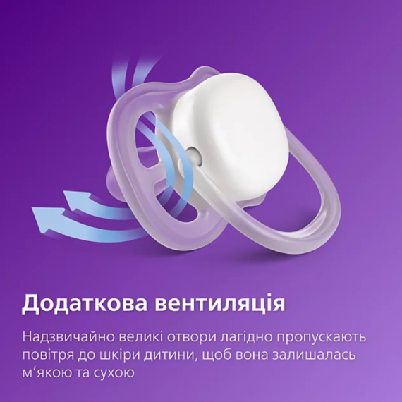 Пустушка Philips Avent Ultra Air, 2 шт. (нейтральний)