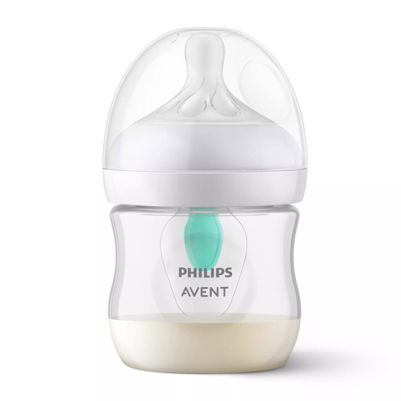 Пляшечка для годування Philips AVENT Natural, природний потік з клапаном, 125 мл