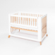 Ліжечко дитяче дерев'яне Tweeto Simple Evo White with Natural