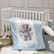 Сменный комплект постельного белья Маленькая Соня Kids Toys (Мишка / голубой)