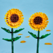 Конструктор LEGO Botanicals Соняшники, 191 деталь