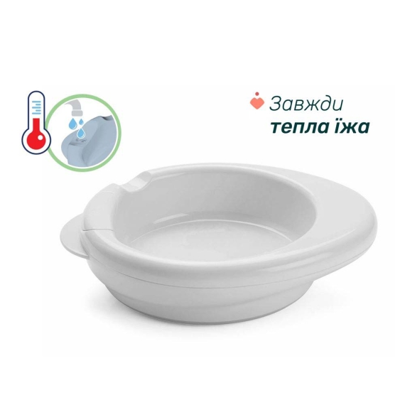 Термостійка тарілка Chicco Warm Plate від 6 місяців (блакитний)