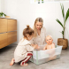 Комплект ванночка для купання Stokke Flexi Bath та підставка (Sandy Beige)
