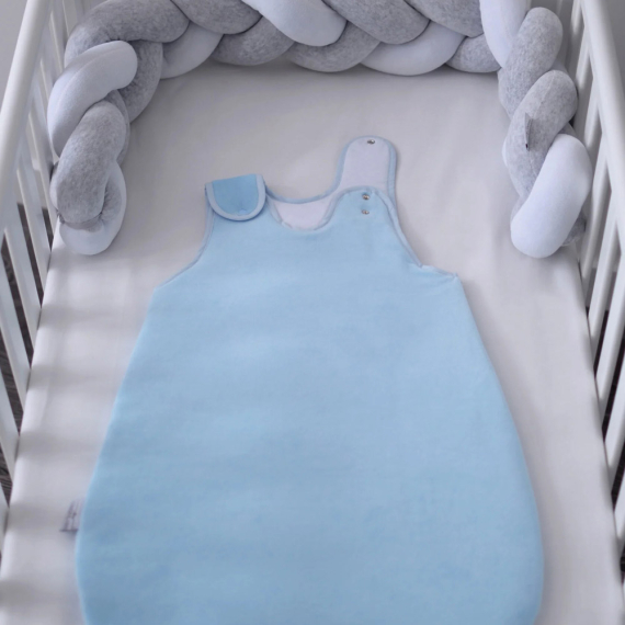 Cпальник Baby Veres Велюр, 0-9 месяцев (голубой)