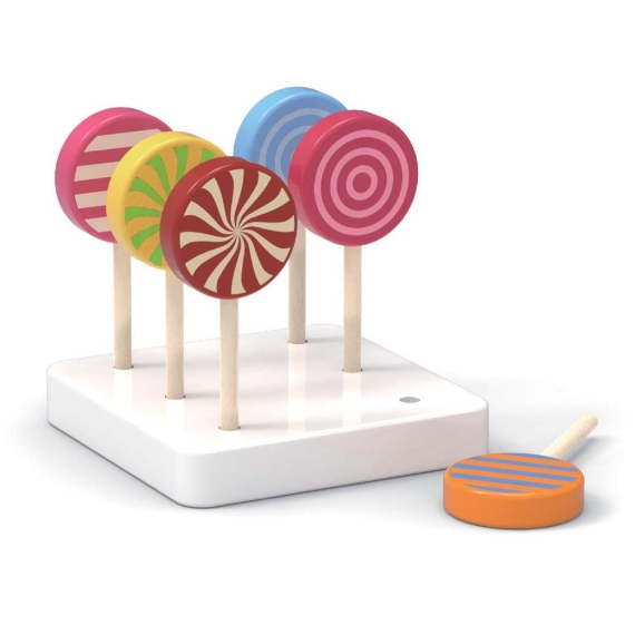 Іграшкові продукти Viga Toys Льодяники з дерева, 6 шт