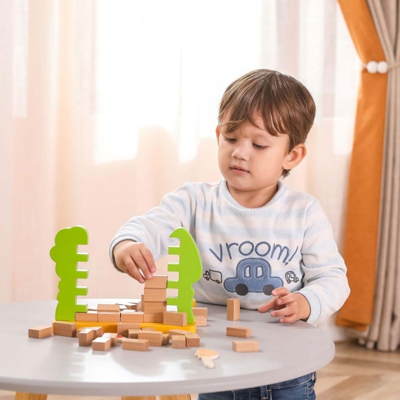 Настільна гра Viga Toys Стіна з цеглинок