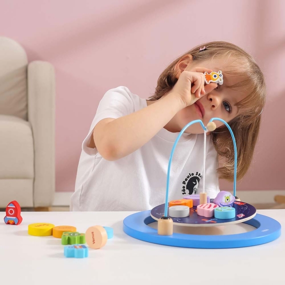 Дерев'яня гра-балансир Viga Toys Космос