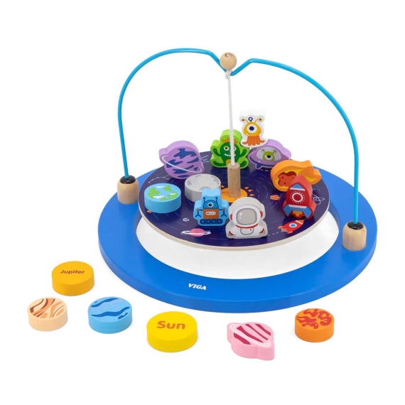 Дерев'яня гра-балансир Viga Toys Космос
