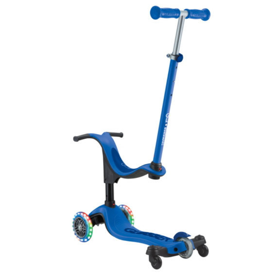 Самокат GLOBBER серії GO UP SPORTY 360 колеса з підсвіткою 1+ (синій)