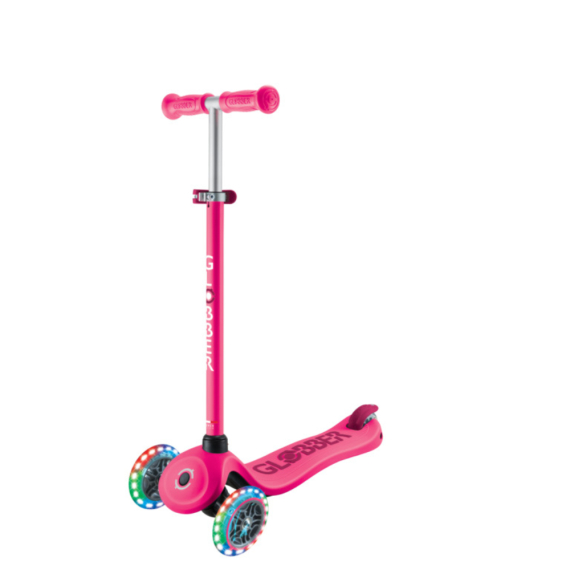 Самокат GLOBBER серії GO UP SPORTY 360 колеса з підсвіткою 1+ (фуксія)
