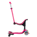 Самокат GLOBBER серії GO UP SPORTY 360 колеса з підсвіткою 1+ (фуксія)