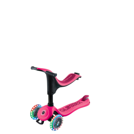 Самокат GLOBBER серії GO UP SPORTY 360 колеса з підсвіткою 1+ (фуксія)