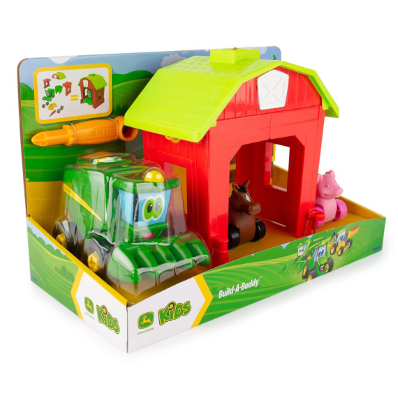 Конструктор John Deere Kids Собери трактор с загоном
