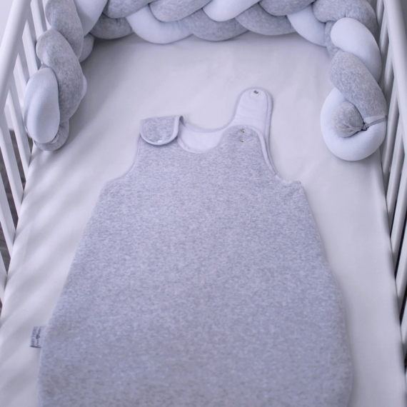 Cпальник Baby Veres Велюр, 0-9 місяців (сірий меланж)