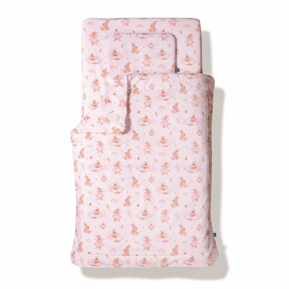 Ковдра і подушка MYLOOMY Ready-to-sleep, 100х75 см (Bunny Land)