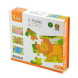 Дерев'яний пазл Viga Toys Джунглі 4 в 1, 48 ел