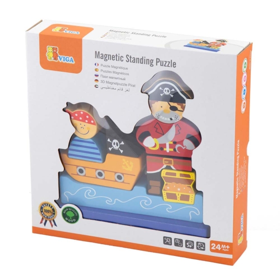 Магнітний пазл Viga Toys Пірат