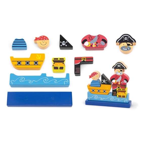 Магнітний пазл Viga Toys Пірат