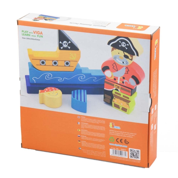 Магнітний пазл Viga Toys Пірат