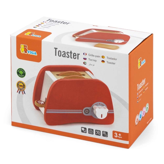 Іграшковий тостер Viga Toys з дерева