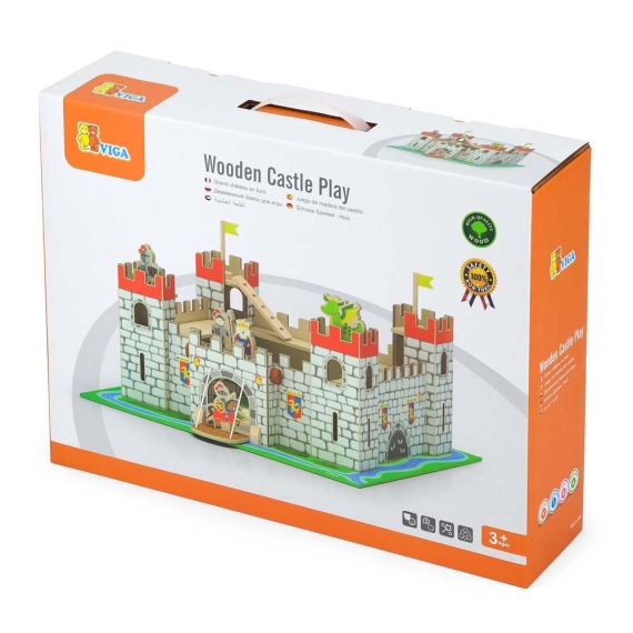 Дерев'яний набір Viga Toys Іграшковий замок