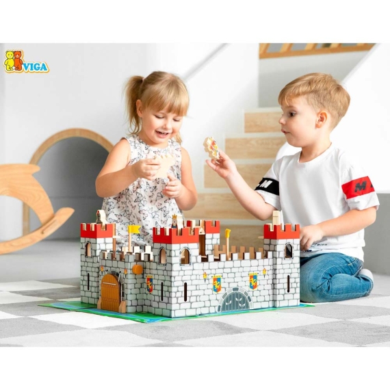 Дерев'яний набір Viga Toys Іграшковий замок