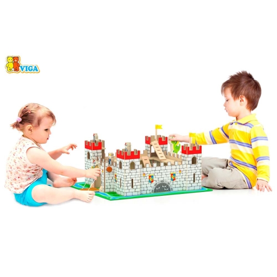 Дерев'яний набір Viga Toys Іграшковий замок