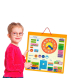Магнітний календар Viga Toys із годинником англійською мовою