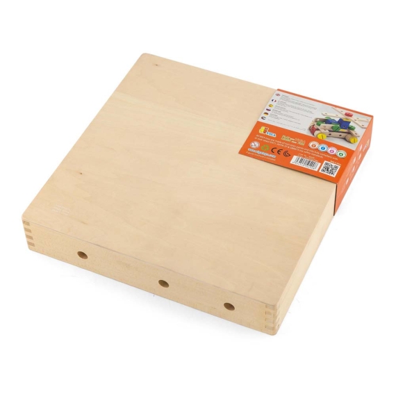 Дерев'яний конструктор Viga Toys, 53 деталі
