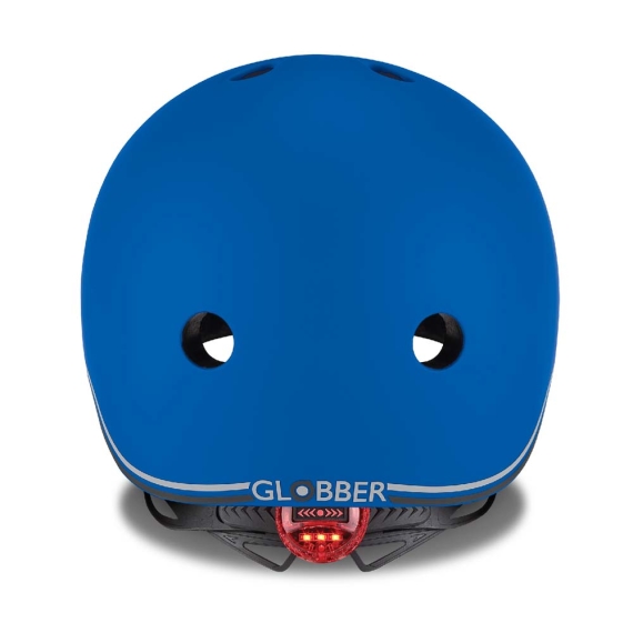 Шлем защитный детский Globber Evo Lights с фонариком, размер XXS/XS (синий)