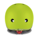 Шлем защитный детский Globber Evo Lights с фонариком, размер XXS/XS (зеленый)