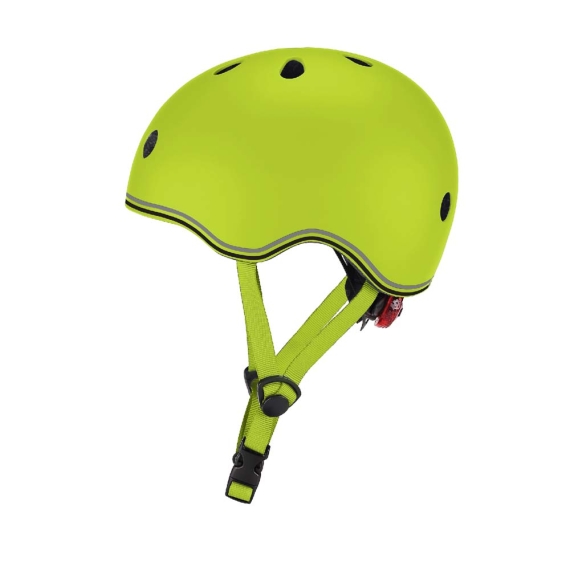 Шлем защитный детский Globber Evo Lights с фонариком, размер XXS/XS (зеленый)