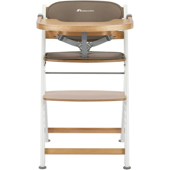 Стільчик для годування з вкладишем BEBE CONFORT Timba (Light wood / Beige)