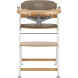 Стільчик для годування з вкладишем BEBE CONFORT Timba (Light wood / Beige)