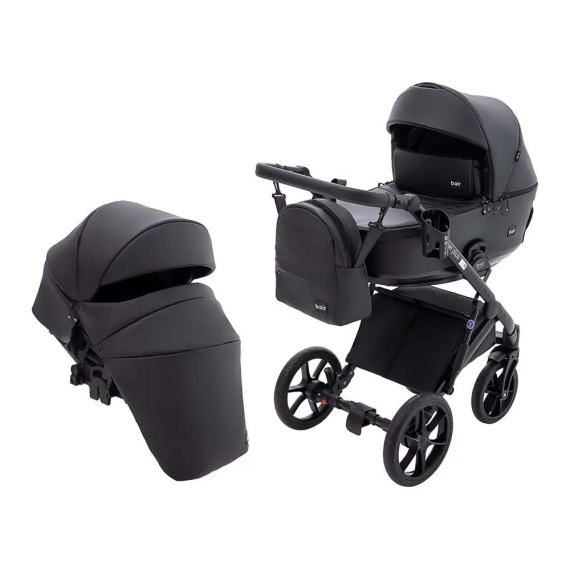 Універсальна коляска 2 в 1 Bair Kiwi Plus ECO (чорний)