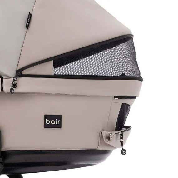 Универсальная коляска 2 в 1 Bair Kiwi Plus ECO (бежевий / капучино)