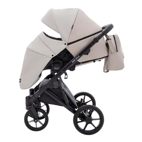 Универсальная коляска 2 в 1 Bair Kiwi Plus ECO (бежевий / капучино)