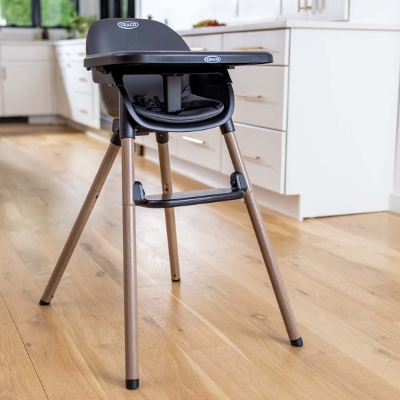 Стільчик для годування 3 в 1 Graco Presti (графітовий)
