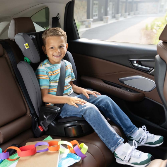 Автокрісло Graco Junior Maxi i-Size (сіро-коричневий)